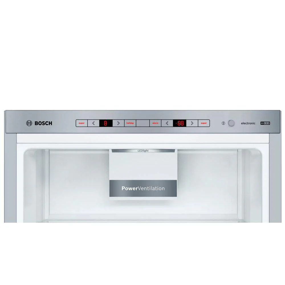 Bosch Serie 6 Low Frost Freestanding Fridge Freezer - Inox | KGE49AICAG - Image 3