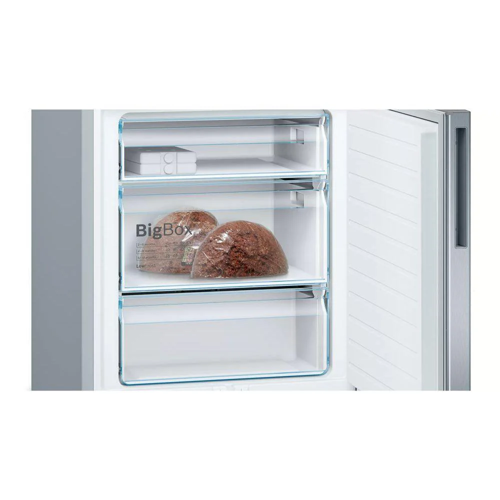 Bosch Serie 6 Low Frost Freestanding Fridge Freezer - Inox | KGE49AICAG - Image 5
