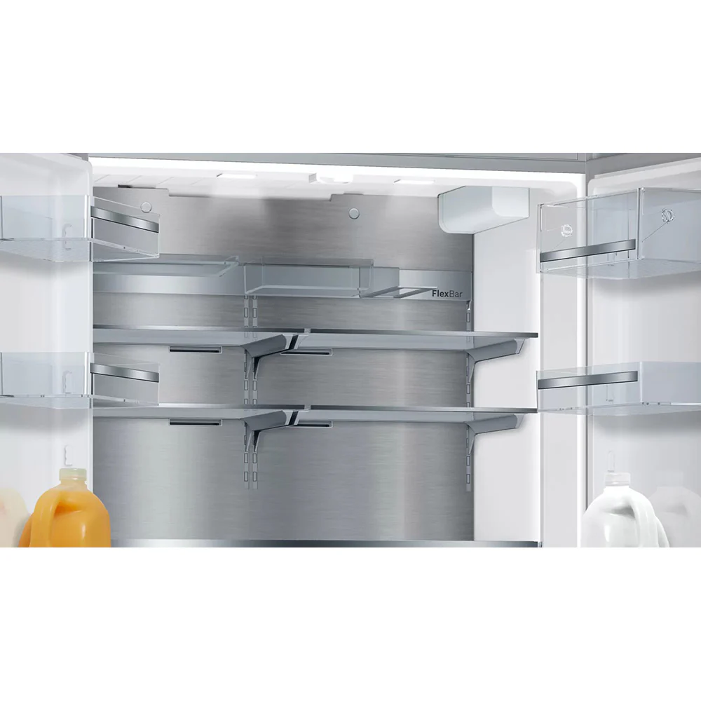 Bosch Serie 8 573L Frost Free Freestanding French Door Fridge Freezer - Stainless Steel | KFF96PIEP - Image 6