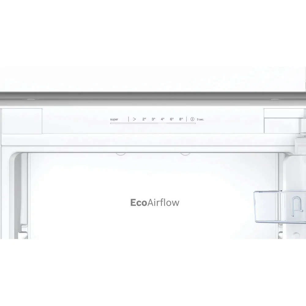 Bosch Series 2 249L Frost Free Built-In Fridge Freezer - White | KIN85NSE0G - Image 2
