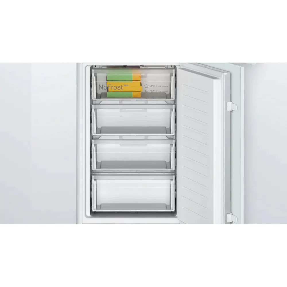 Bosch Series 2 249L Frost Free Built-In Fridge Freezer - White | KIN85NSE0G - Image 4