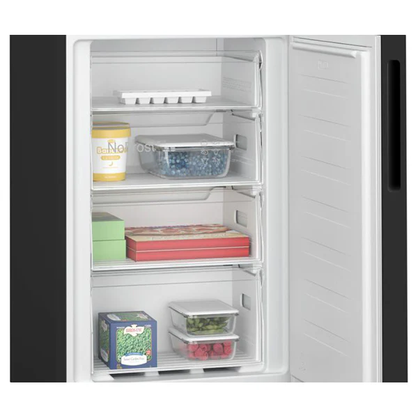 Bosch Series 2 255L Frost Free Freestanding Fridge Freezer - Black | KGN27NBEAG - Image 3