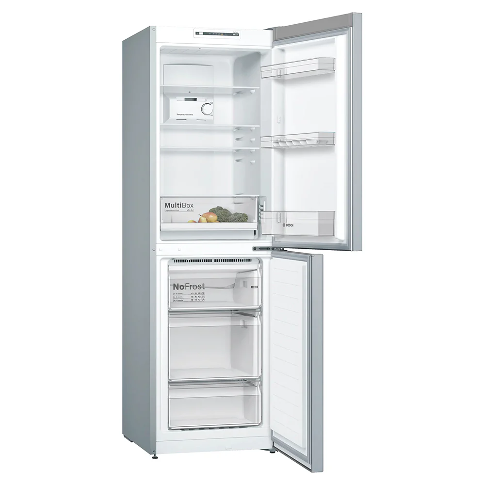 Bosch Series 2 300L Frost Free Freestanding Fridge Freezer - Stainless Steel | KGN34NLEAG - Image 3
