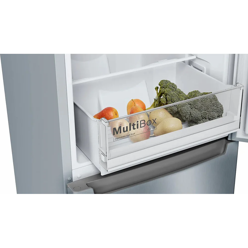Bosch Series 2 300L Frost Free Freestanding Fridge Freezer - Stainless Steel | KGN34NLEAG - Image 7