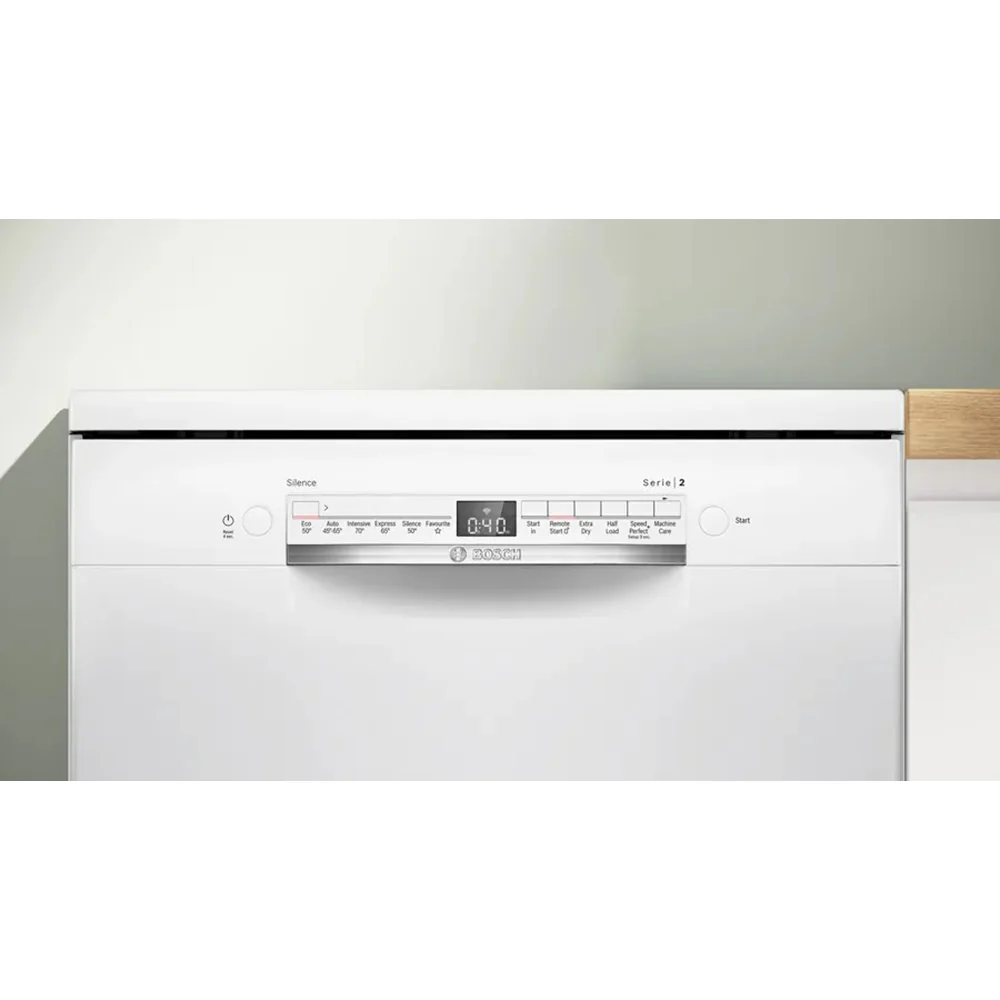 Bosch Series 2 60CM Freestanding Drawer Dishwasher - White | SMS2HVW67G - Image 3