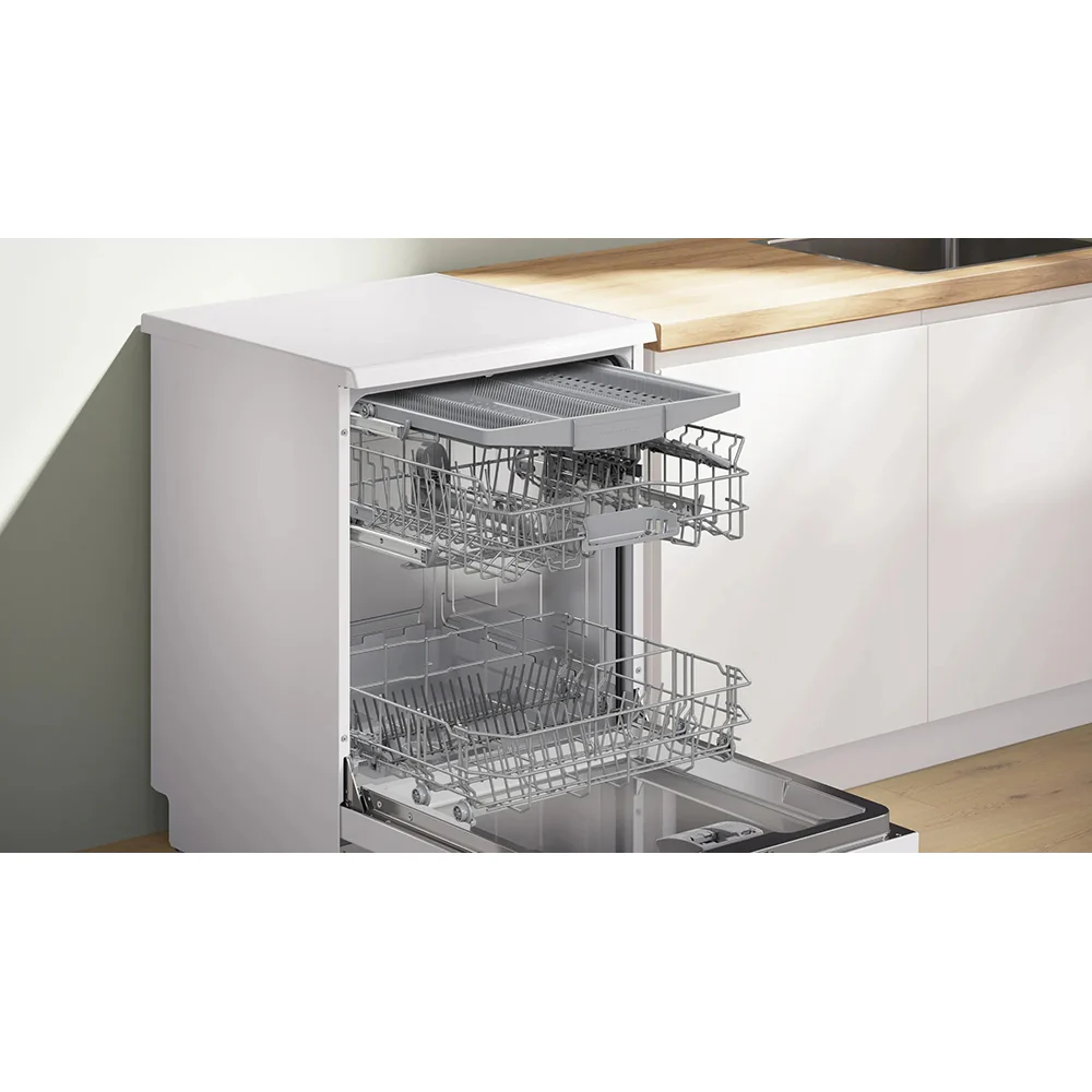 Bosch Series 2 60CM Freestanding Drawer Dishwasher - White | SMS2HVW67G - Image 8