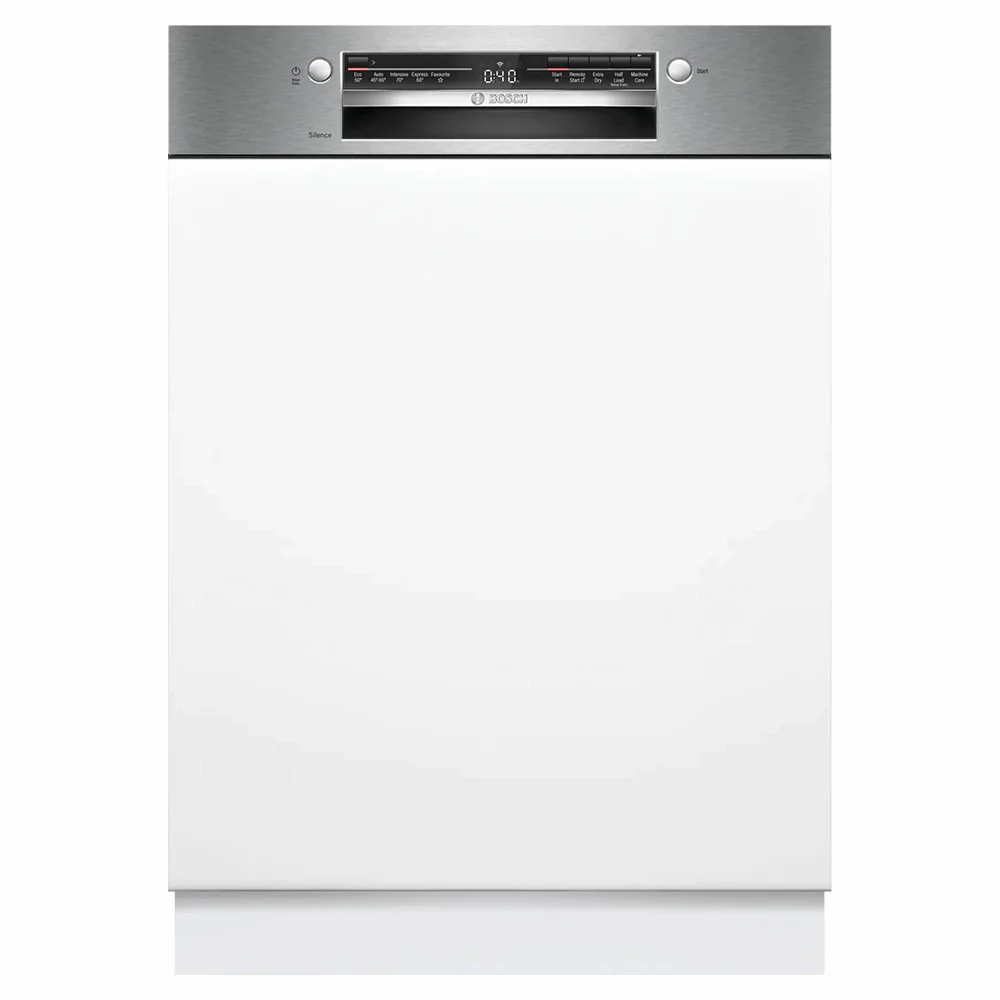 Bosch Series 2 60CM Semi-Integrated Drawer Dishwasher - Stainless steel | SMI2HTS02G
