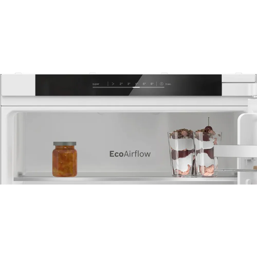 Bosch Series 4 260L Frost Free Integrated Fridge Freezer - White | KIN86VSE0G - Image 2