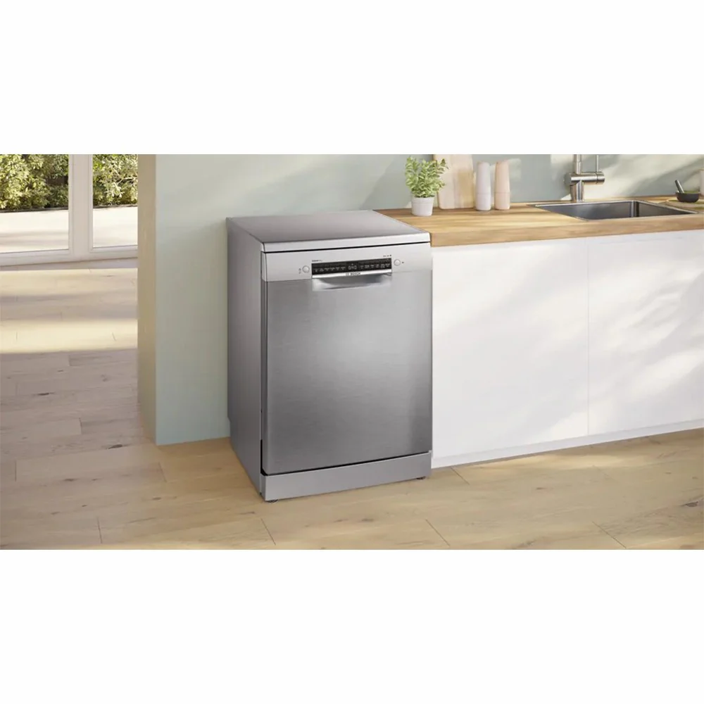 Bosch Series 4 60CM Freestanding Standard Dishwasher - Stainless Steel | SMS4EMI06G - Image 8