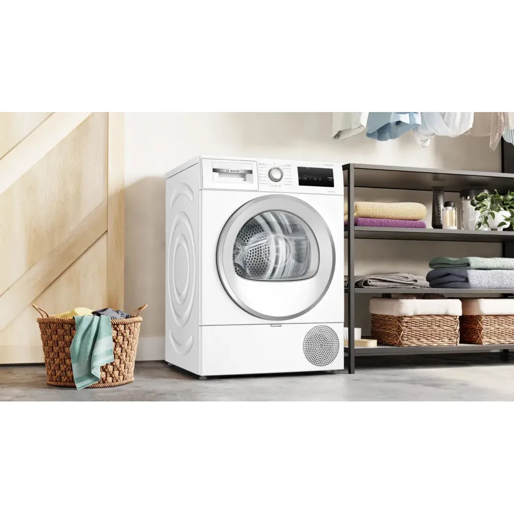 Bosch Series 4 8KG Freestanding Heat Pump Tumble Dryer - White | WTH85224GB - Image 10
