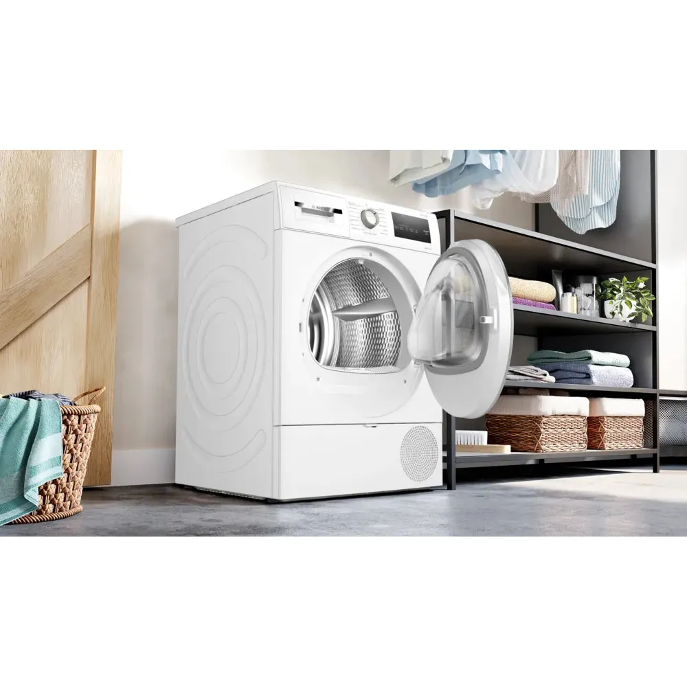Bosch Series 4 8KG Freestanding Heat Pump Tumble Dryer - White | WTH85224GB - Image 11