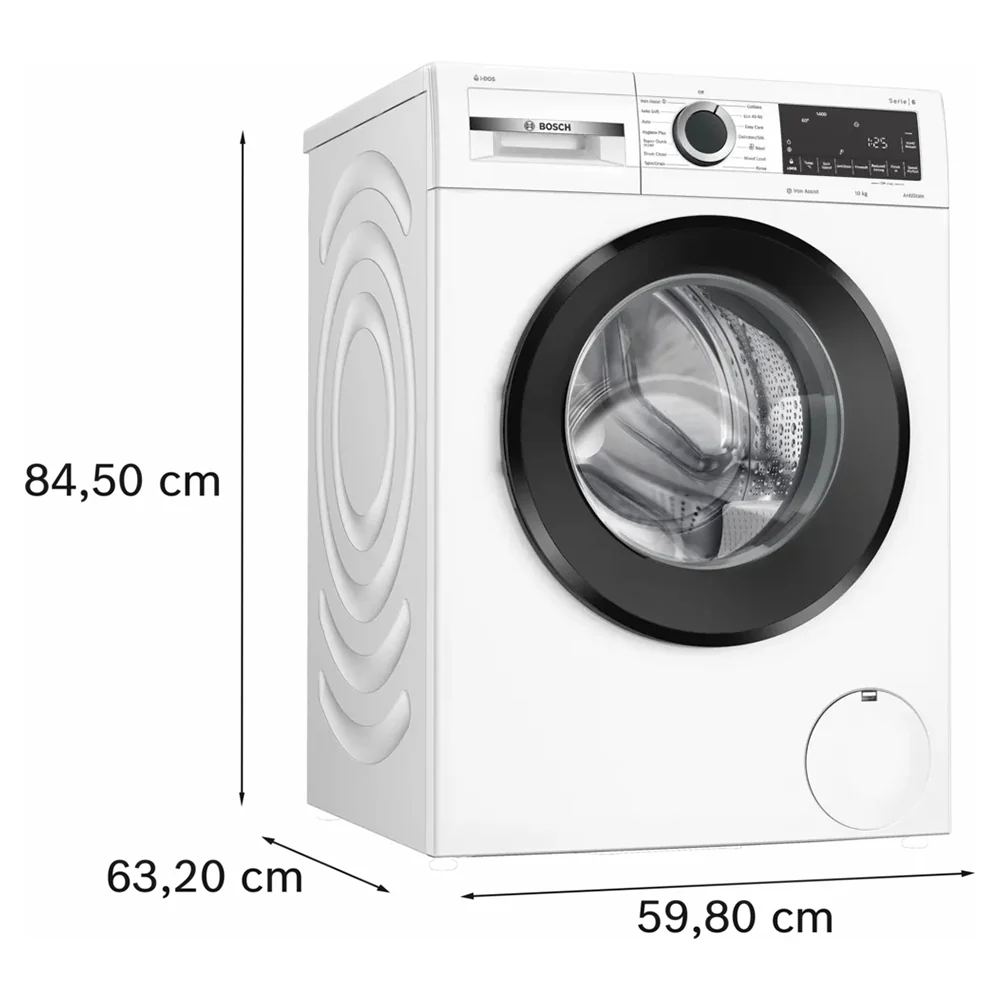 Bosch Series 6 10KG 1400RPM Freestanding Washing Machine - White | WGG254F1GB - Image 8
