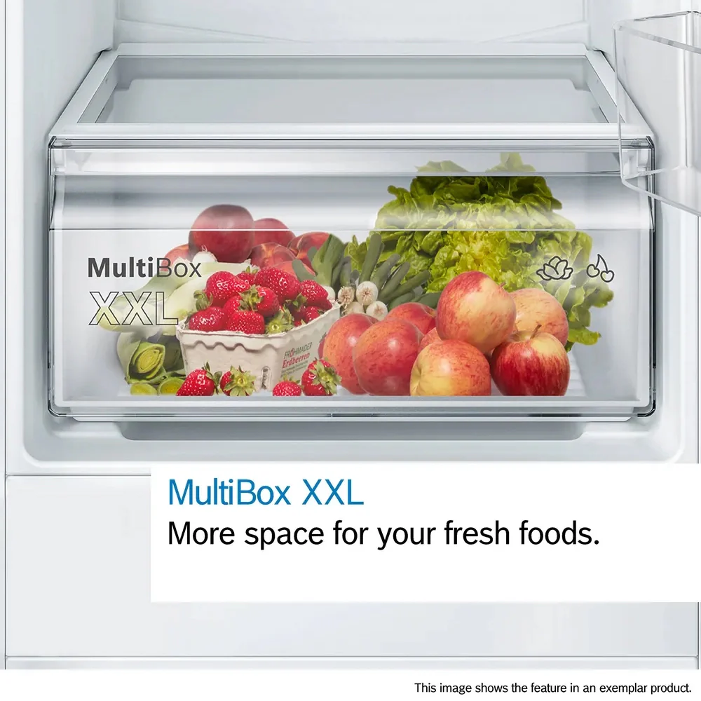 Bosch Series 6 310L Built-In Fridge - White | KIR81ADD0G - Image 7