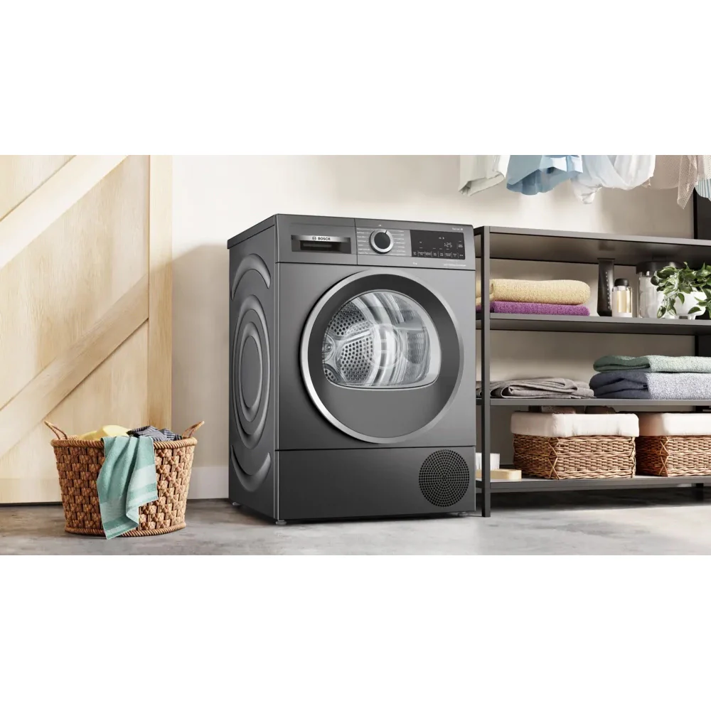 Bosch Series 6 9KG Heat Pump Tumble Dryer - Cast Iron Grey | WQG245R1GB - Image 8