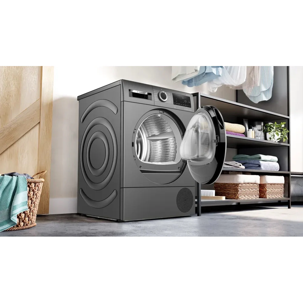 Bosch Series 6 9KG Heat Pump Tumble Dryer - Cast Iron Grey | WQG245R1GB - Image 9
