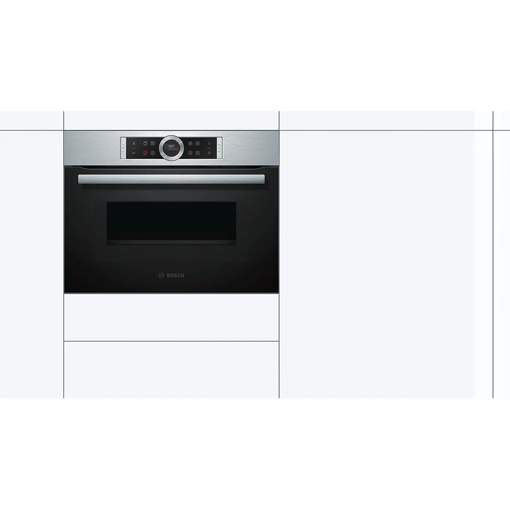 Bosch Series 8 Built-In Combi Microwave Oven - Stainless Steel | CMG633BS1B - Image 5