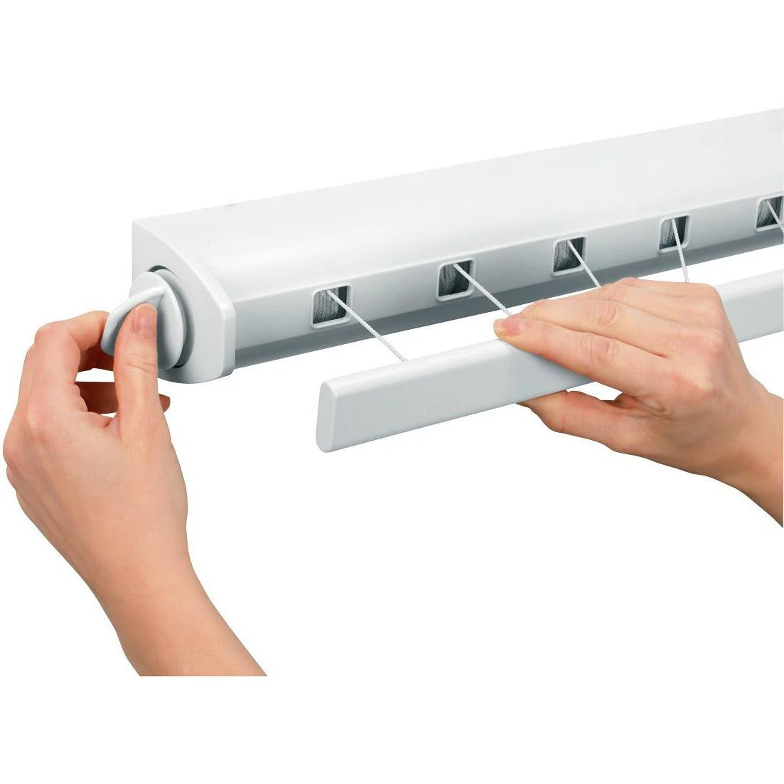 Brabantia 22M Pull-out Drying Lines - White | 385728 - Image 3