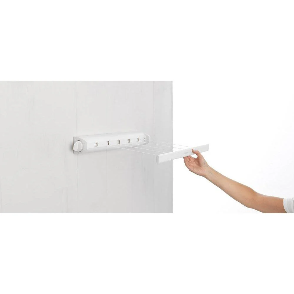 Brabantia 22M Pull-out Drying Lines - White | 385728 - Image 7