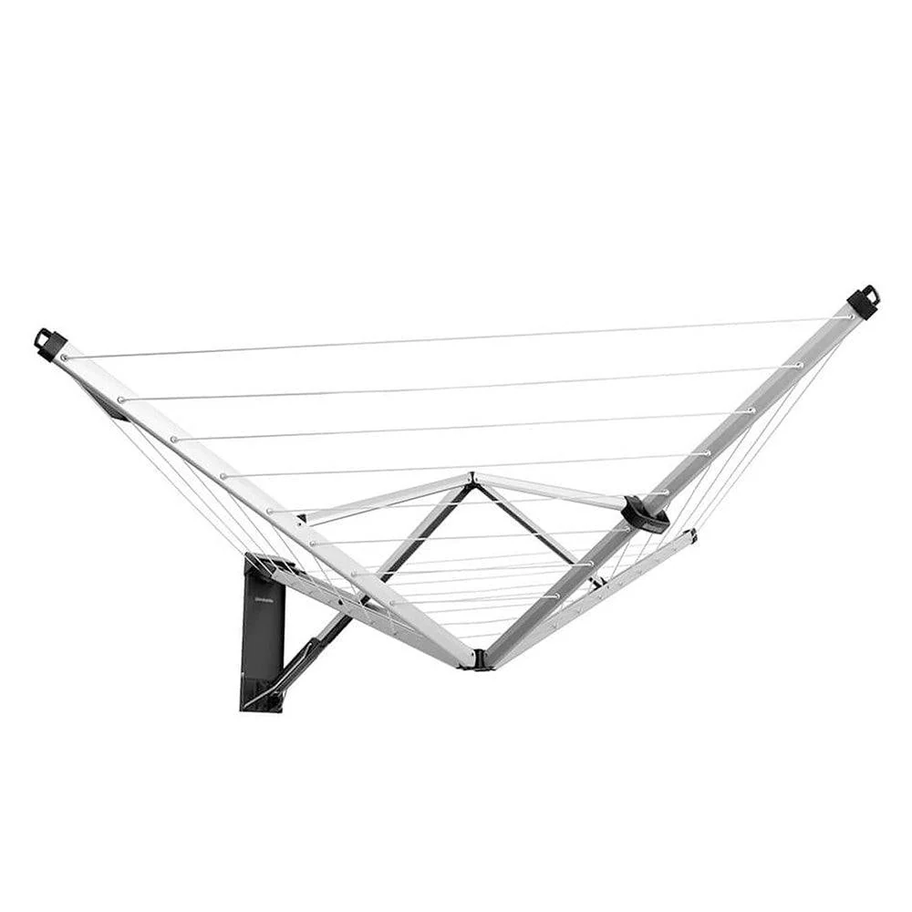 Brabantia 24M WallFix Dryer with Protection Cover - Metallic Grey | 375842