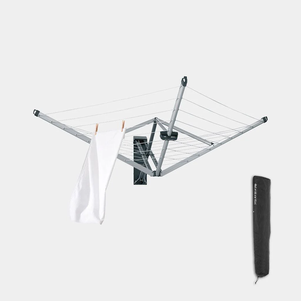 Brabantia 24M WallFix Dryer with Protection Cover - Metallic Grey | 375842 - Image 3