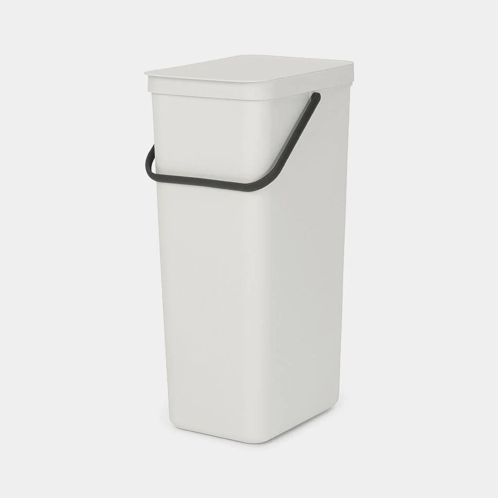 Brabantia Sort & Go 40L Recycle Bin - Light Grey | 214424