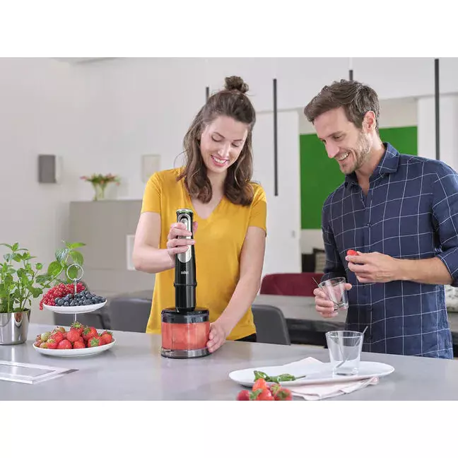 Braun MultiQuick 9 1200W Hand Blender - Premium Black & Brushed Stainless Steel | MQ9135XI - Image 9