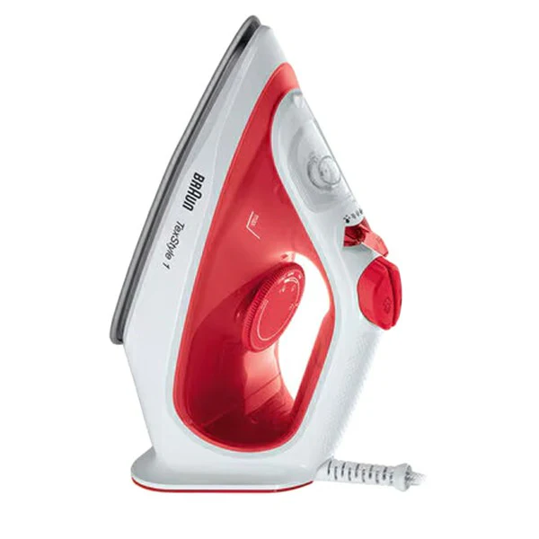 Braun TexStyle 1 1900W Steam Iron - Red & White | SI1019RD - Image 2