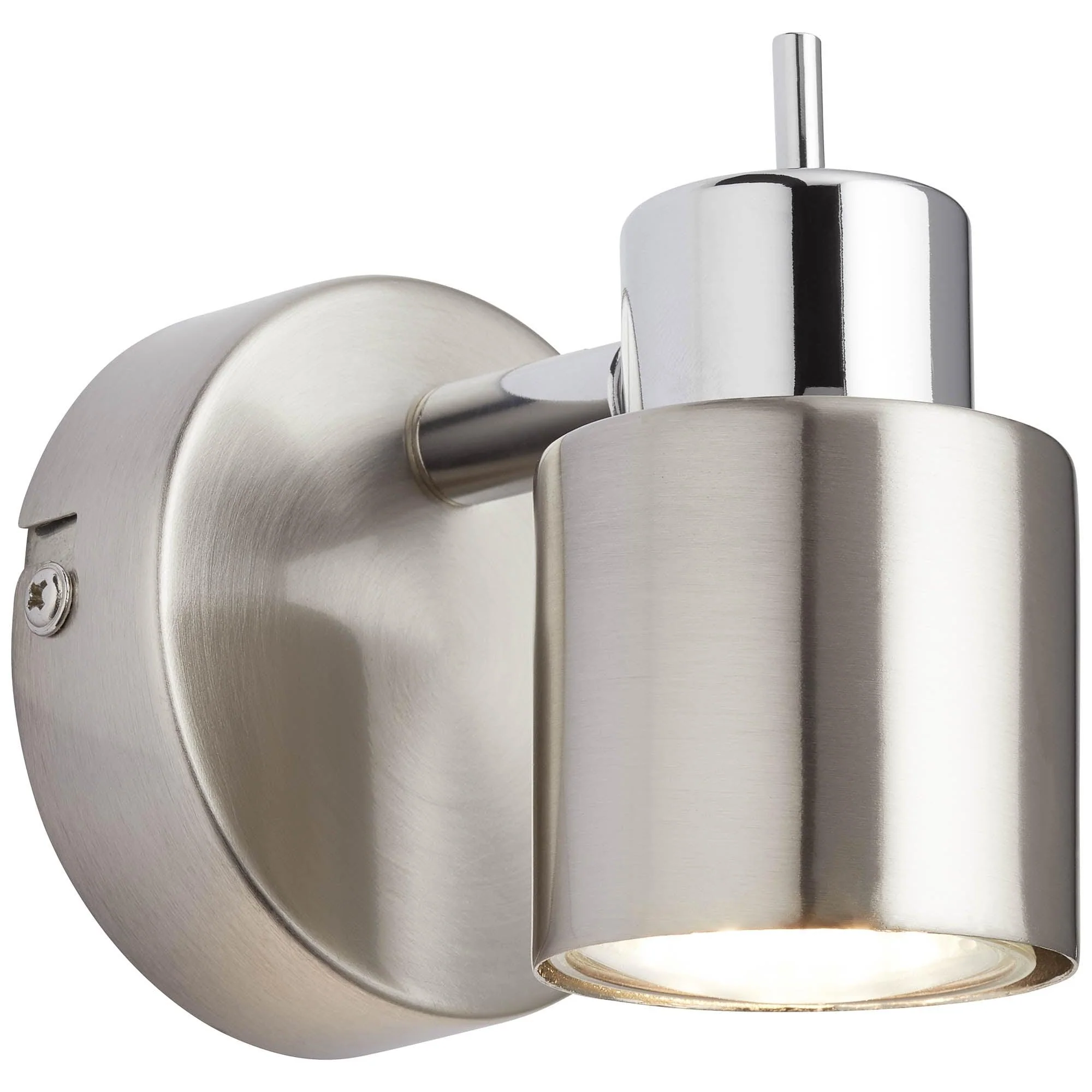 Brilliant 1 Light 10W Andres Wall Spotlight - Chrome | 74510/77 - Image 3