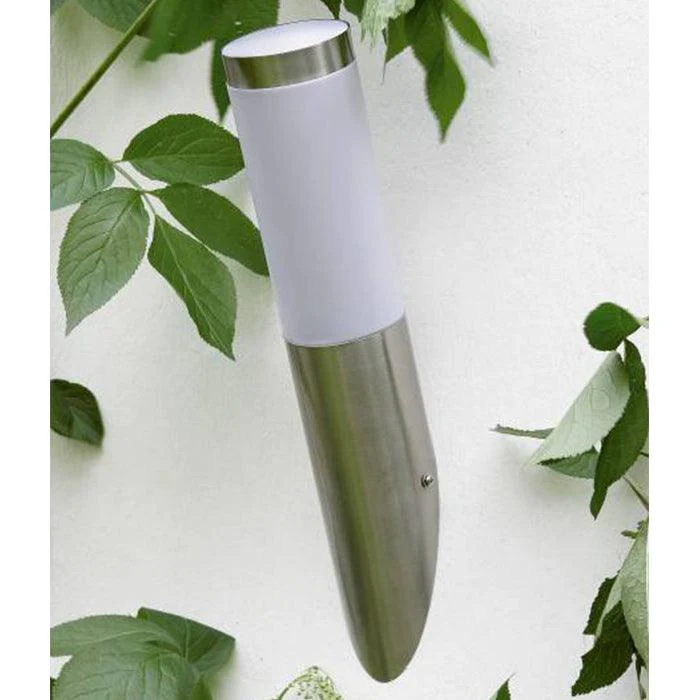 Brilliant 1 Light 20W Chorus Outer Wall Torch - Stainless Steel | 43681/82 - Image 2