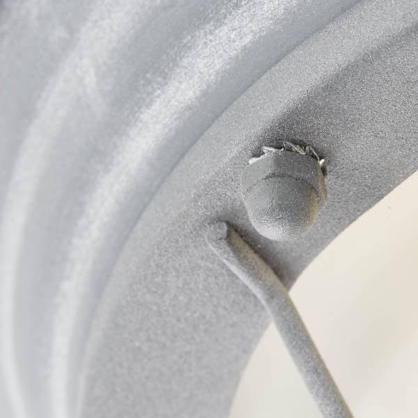 Brilliant 1 Light 30W Typhoon Wall and Ceiling Light - Grey Concrete & White | 94491/70 - Image 6