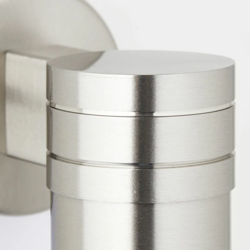 Brilliant 1 Light 3W Hanni LED Outdoor Wall Light - Stainless Steel | G96229/82 - Image 3