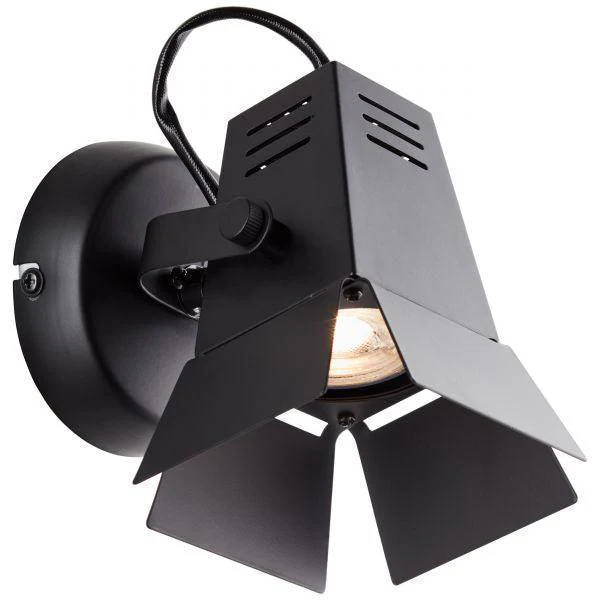 Brilliant 1 Light 5W Movie LED Spotlight - Matt Black | G08910/76 - Image 3