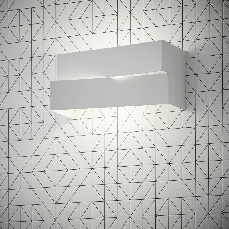 Brilliant 1 Light 60W Perry Wall Light - White Matt | 94428/05 - Image 2