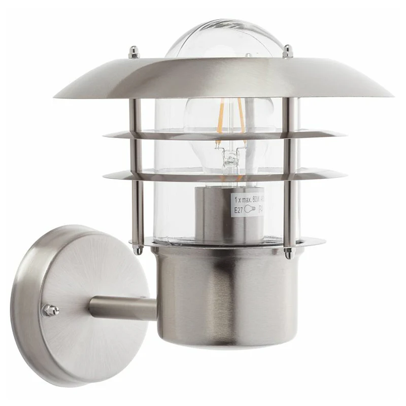 Brilliant 1 Light 60W Terrence Outdoor Vertical Wall Light - Stainless Steel | 45781/82 - Image 2