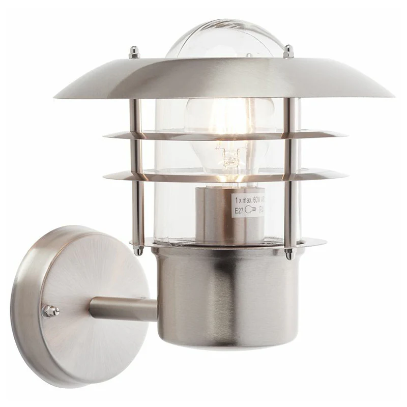 Brilliant 1 Light 60W Terrence Outdoor Vertical Wall Light - Stainless Steel | 45781/82 - Image 3