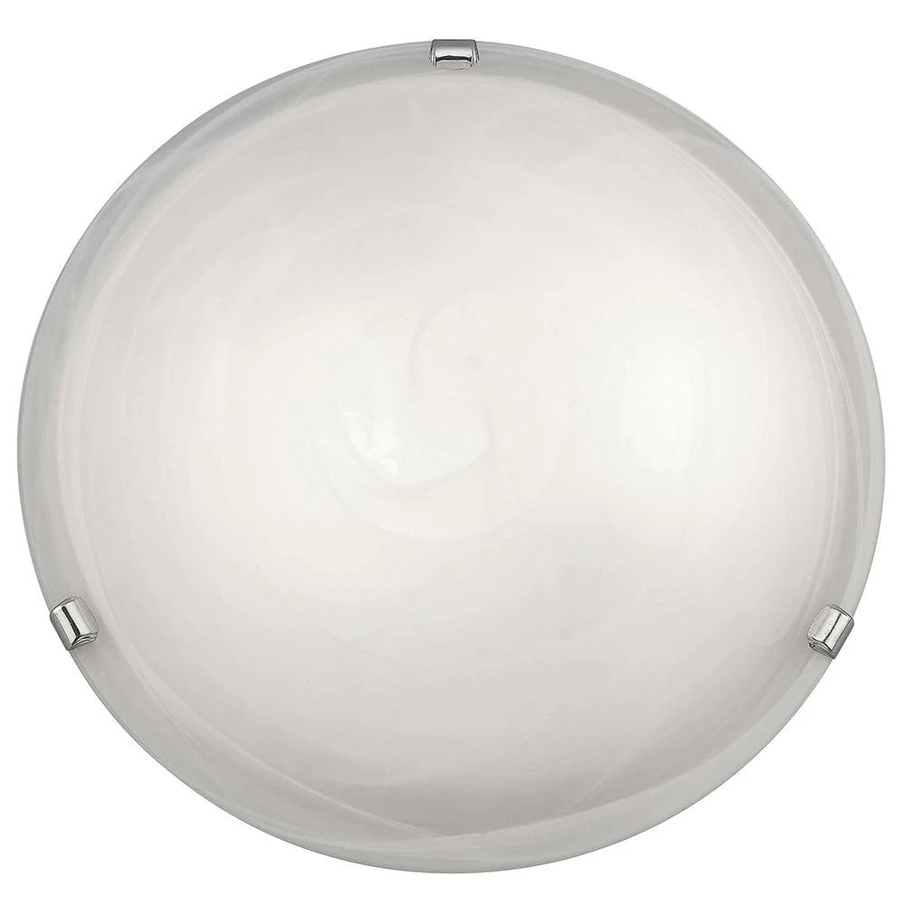Brilliant 2 Light 120W Mauritius Wall and Ceiling Light - White | 90104/05