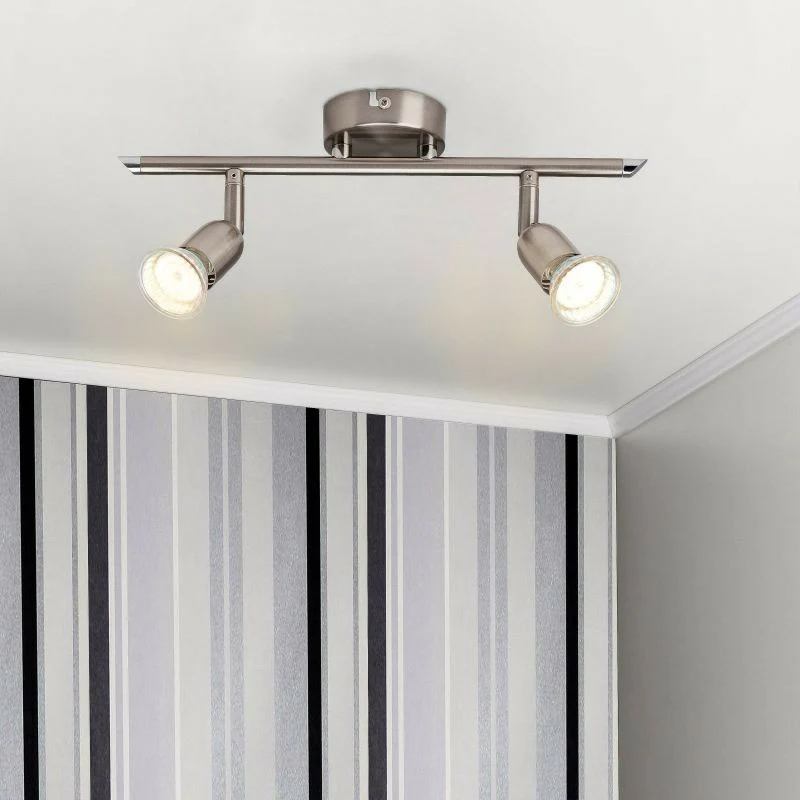 Brilliant 2 Light 6W Loona LED Spotlight - Iron | G28813/13 - Image 4