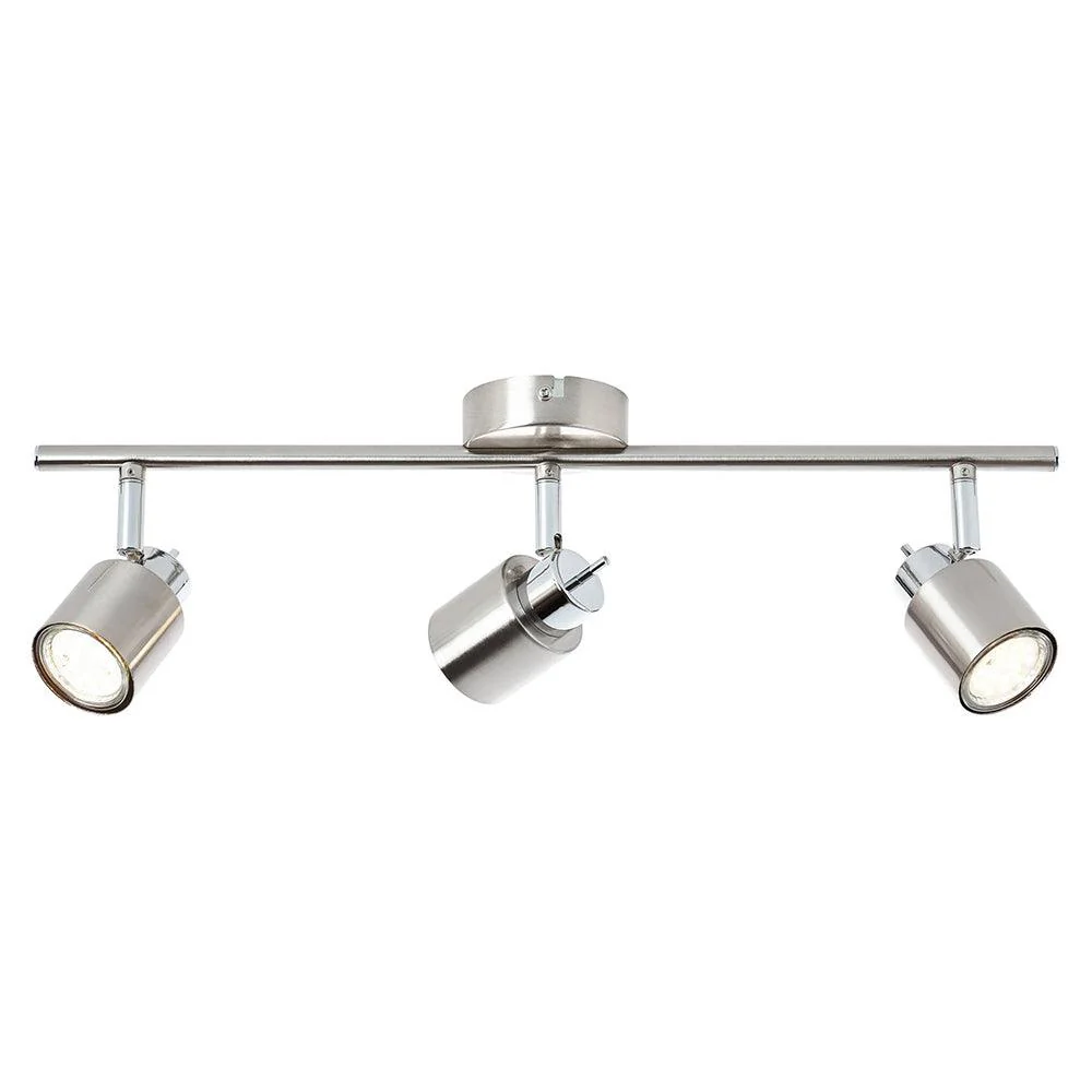 Brilliant 3 Light 30W Andres Spotlight - Chrome | 74516/77