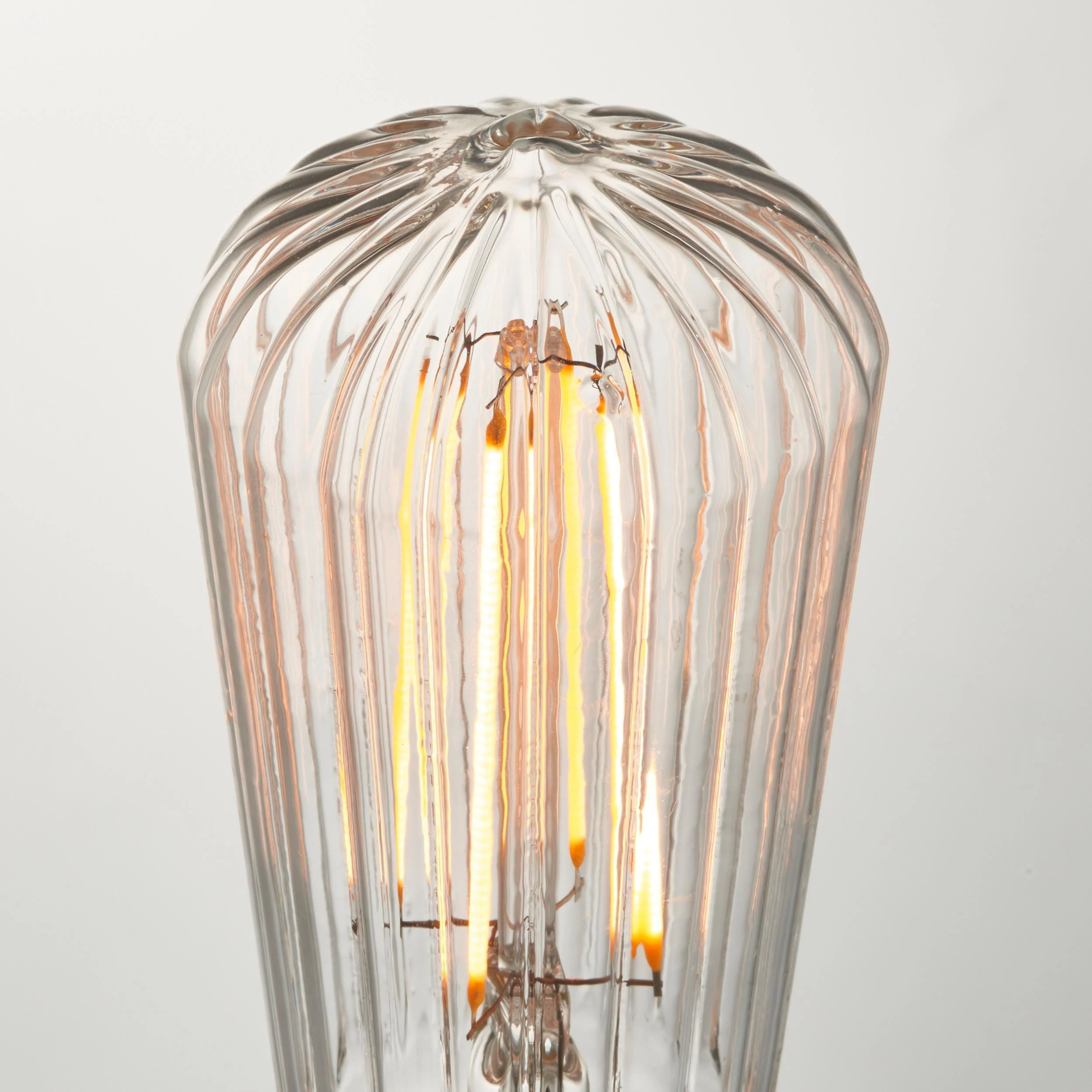 Brilliant 4W LED Decorative Filament Bulb - Transparent & Warm White | 80180 - Image 2