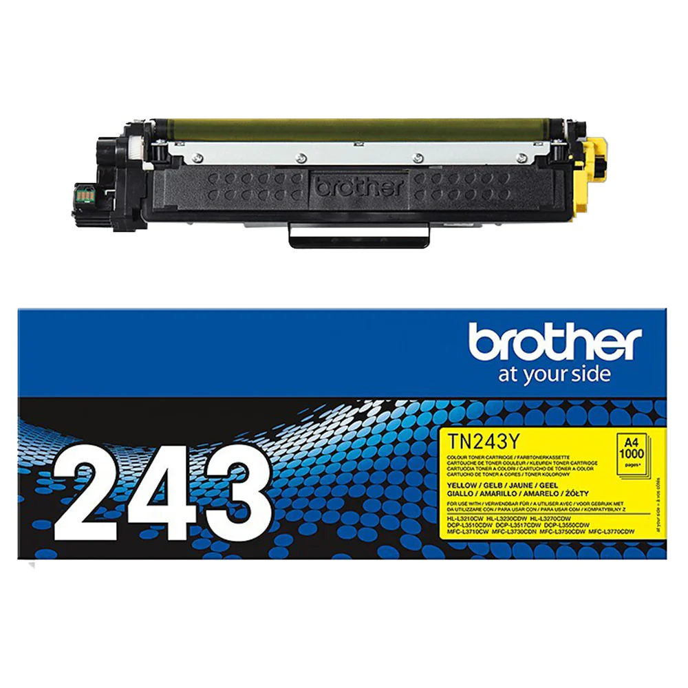Brother Genuine TN-243Y Toner Cartridge - Yellow | SBRO0858 - Image 2