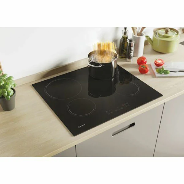Candy 60CM 4 Zone Ceramic Hob - Black | CH64CCB - Image 4