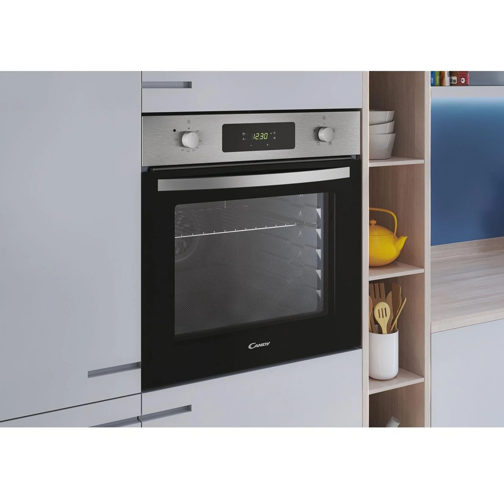 Candy 65L Built-In Fan Electric Single Oven - Stainless Steel | FIDCX405 - Image 4