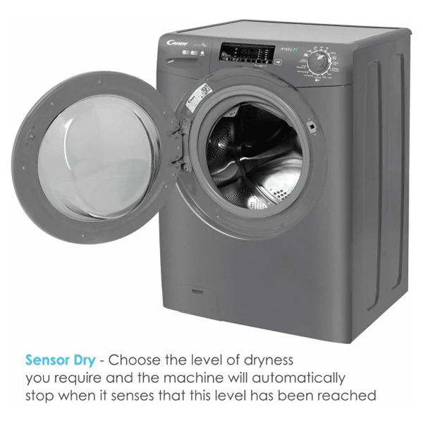 Candy 8KG/5KG 1200RPM Freestanding Washer Dryer - Graphite | CSOW2853TWCGE-80 - Image 2