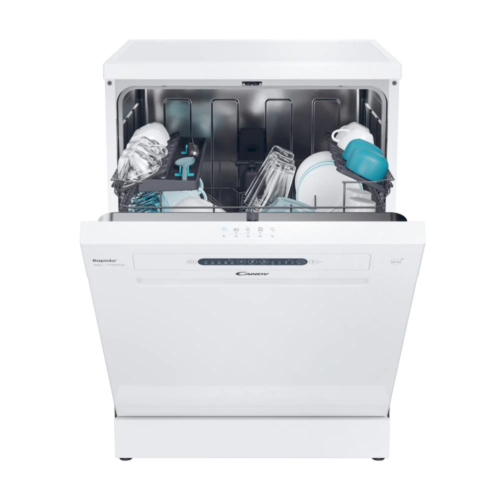 Candy Rapido 60CM Freestanding Standard Dishwasher - White | CF 3E9L0W-80 - Image 3