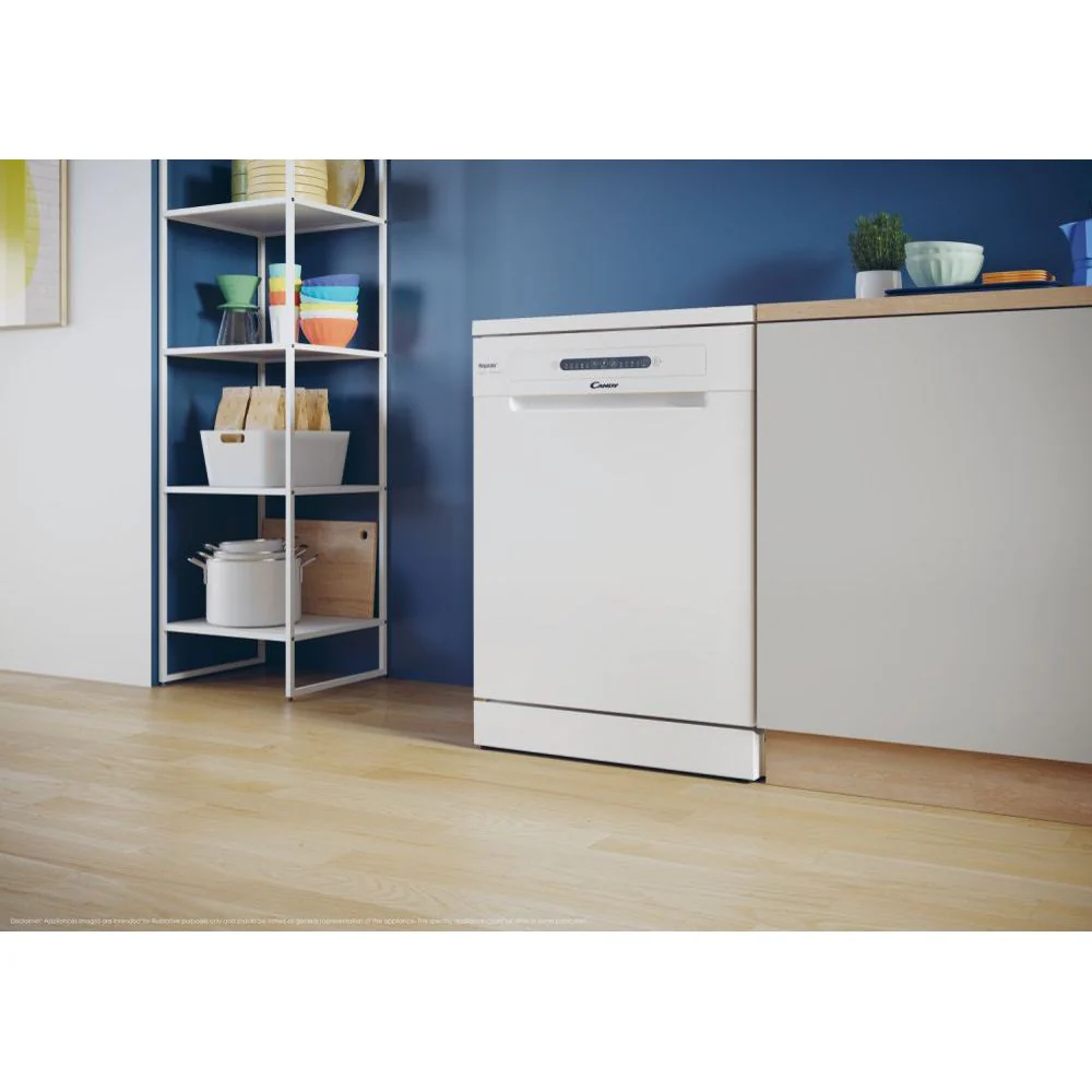 Candy Rapido 60CM Freestanding Standard Dishwasher - White | CF 3E9L0W-80 - Image 9