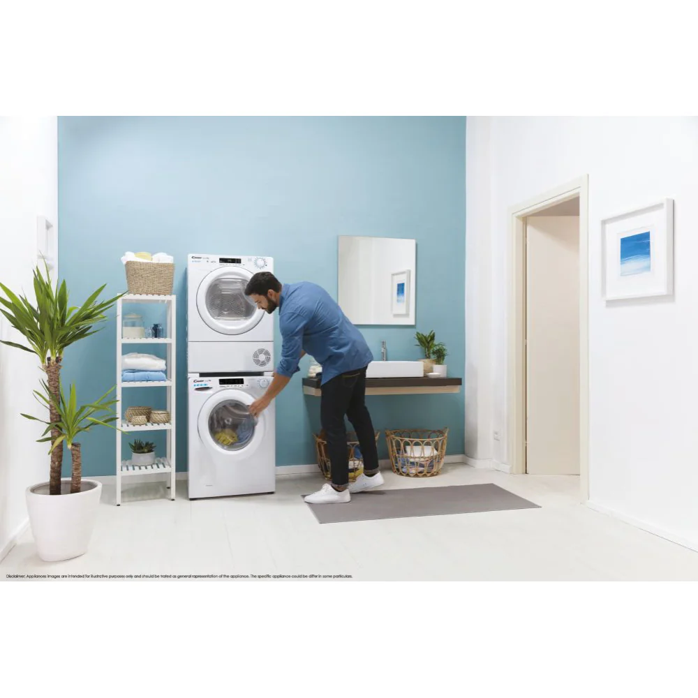 Candy Smart Pro 9KG Freestanding Heat Pump Tumble Dryer - White | CSOE H9A2DE-80 - Image 7