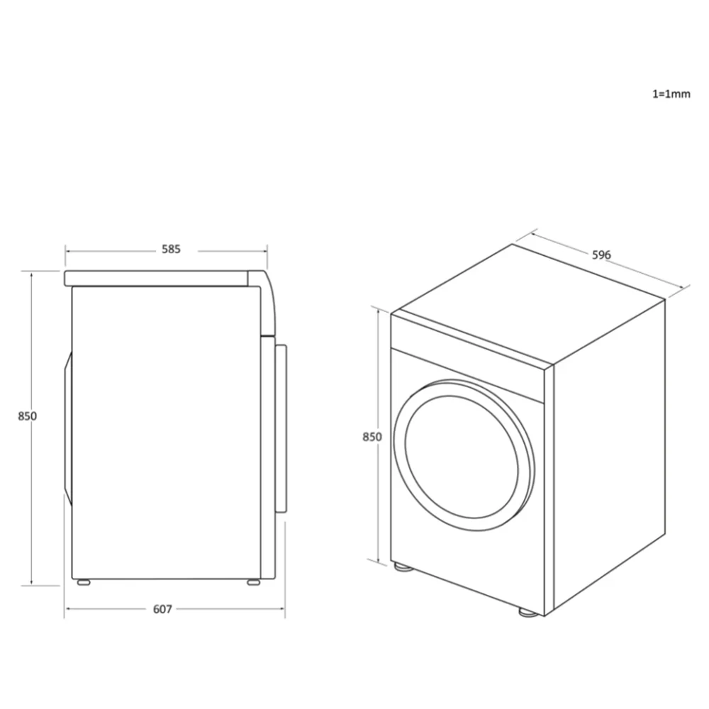 Candy Smart Pro 9KG Freestanding Heat Pump Tumble Dryer - White | CSOE H9A2DE-80 - Image 9