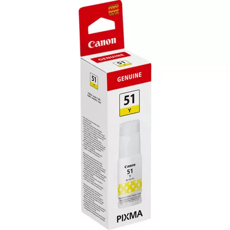 Canon GI-51Y 70ml Ink Bottle - Yellow | SCAN2393 - Image 2