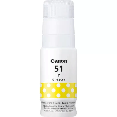 Canon GI-51Y 70ml Ink Bottle - Yellow | SCAN2393 - Image 3