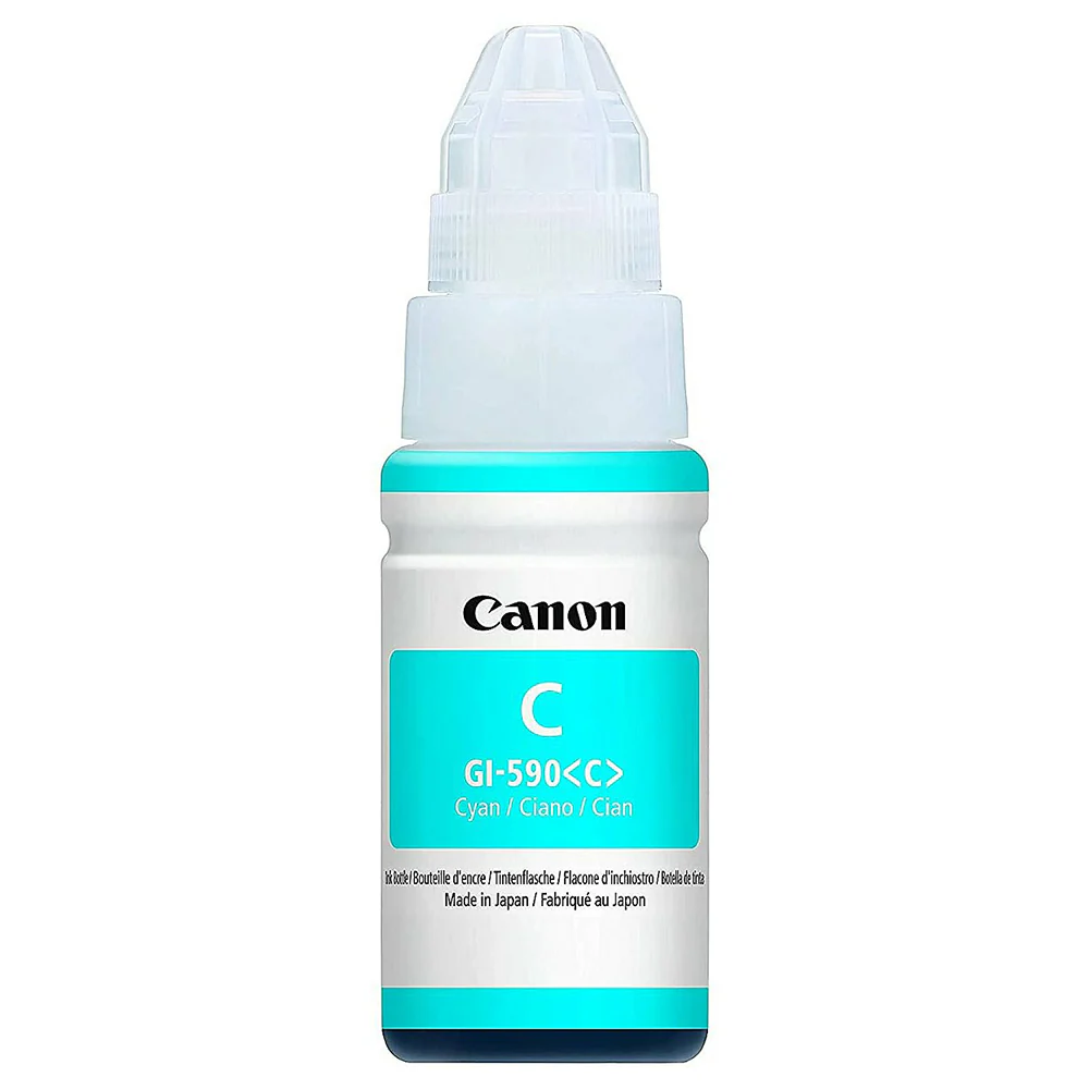 Canon GI-590 70ml Ink Bottle - Cyan | SCAN2346 - Image 3